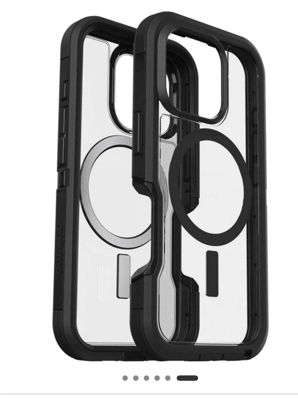 OtterBox Defender Pro XT Case for iPhone 16 Plus - Clear and Black